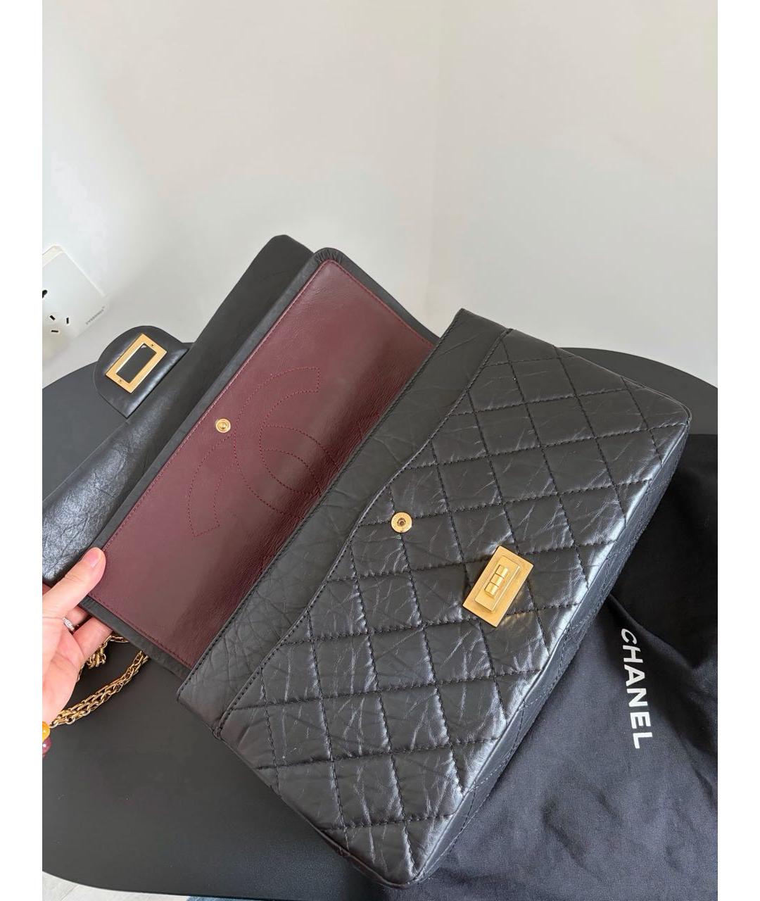 CHANEL Черная кожаная сумка через плечо, фото 4
