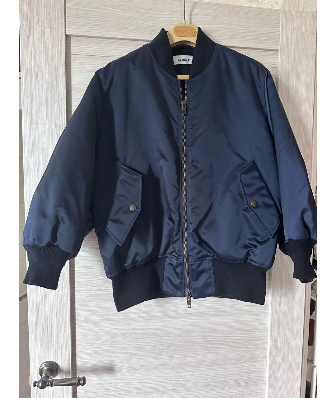BALENCIAGA Темно-синяя куртка, фото 2