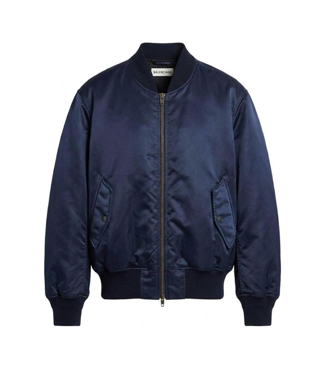 BALENCIAGA Темно-синяя куртка, фото 1