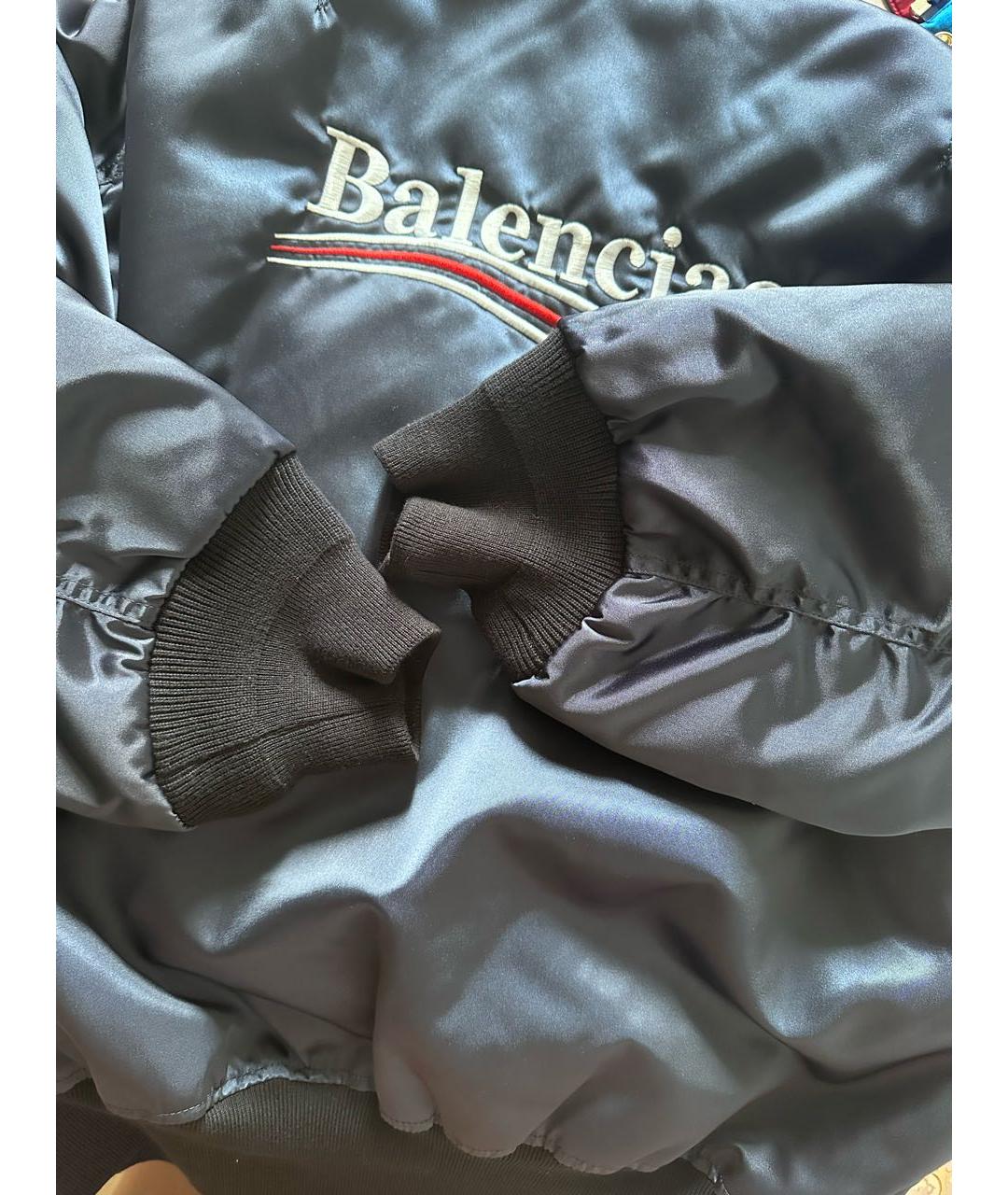 BALENCIAGA Темно-синяя куртка, фото 5