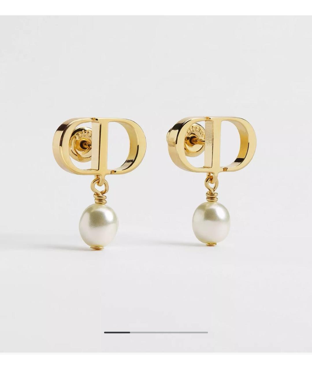 CHRISTIAN DIOR Золотые серьги, фото 9