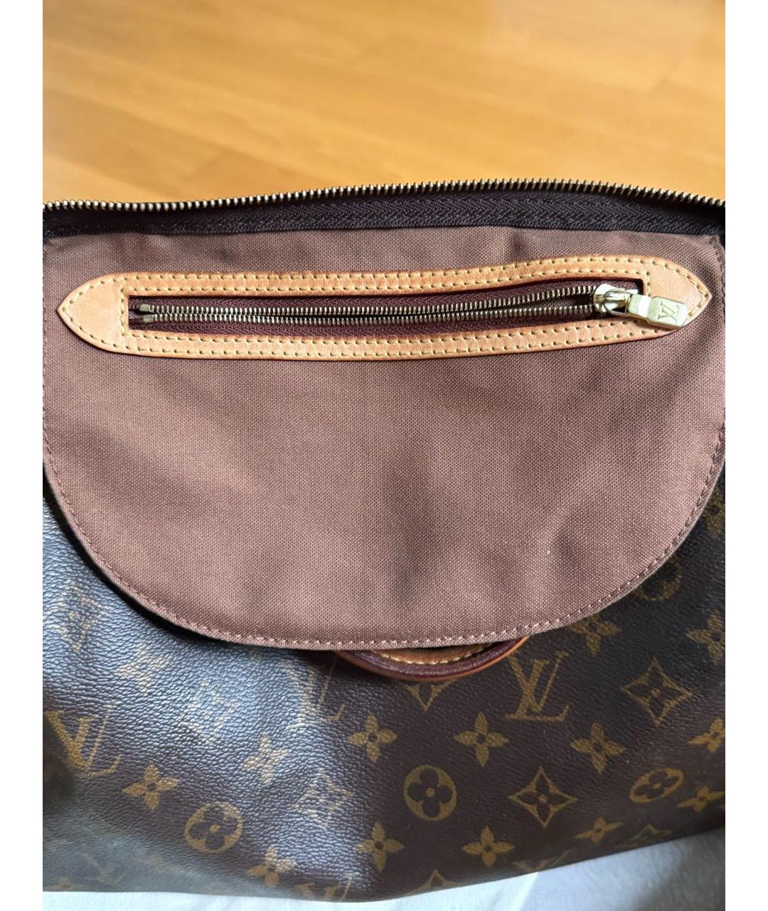 LOUIS VUITTON Коричневая канва сумка тоут, фото 7