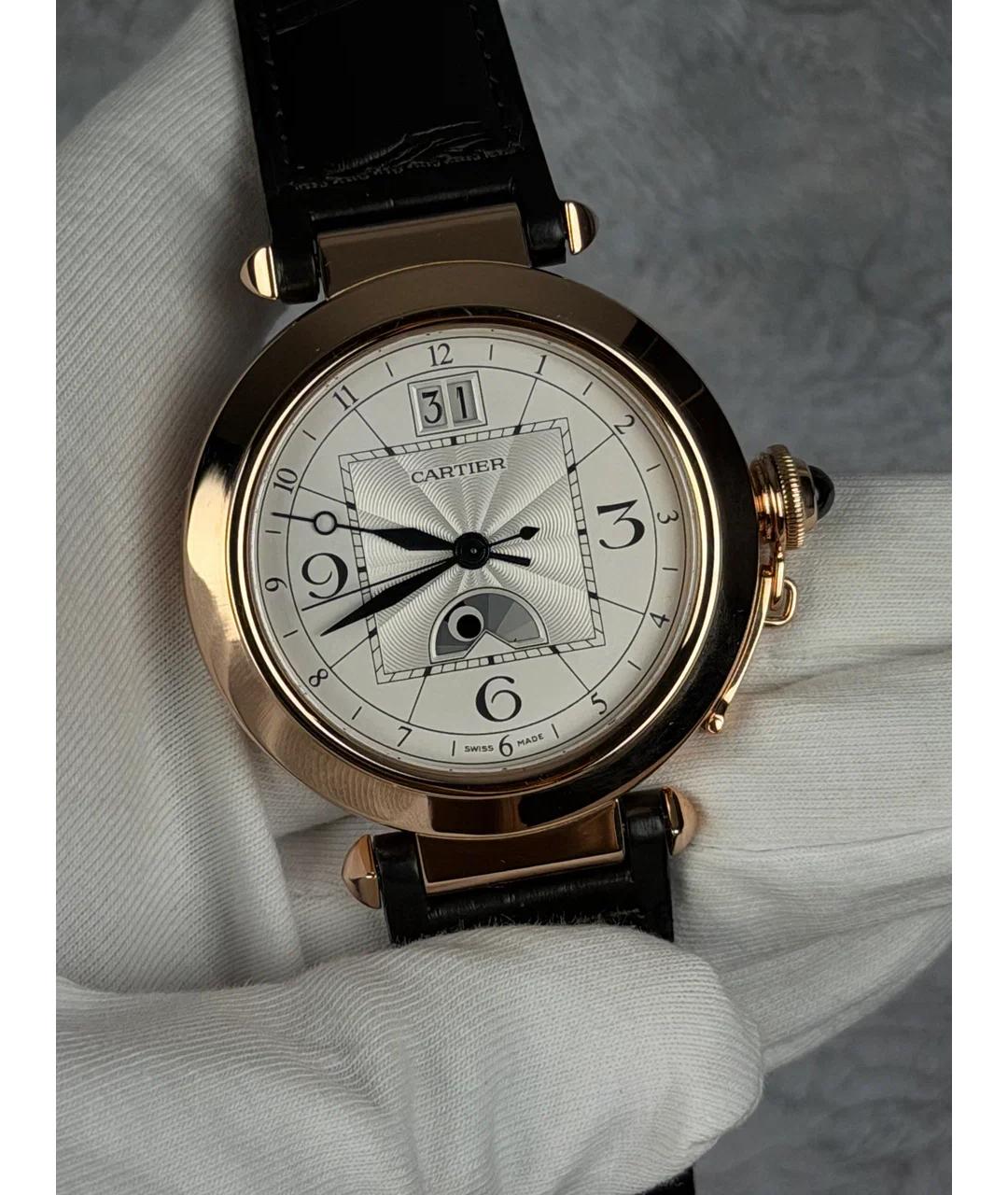 CARTIER Белые часы из розового золота, фото 2