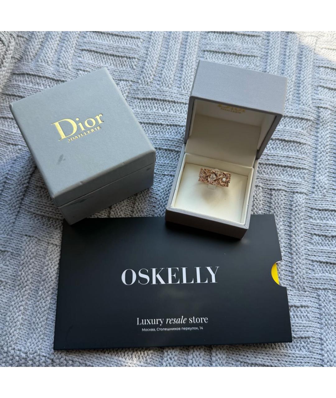 CHRISTIAN DIOR Золотое кольцо из розового золота, фото 2