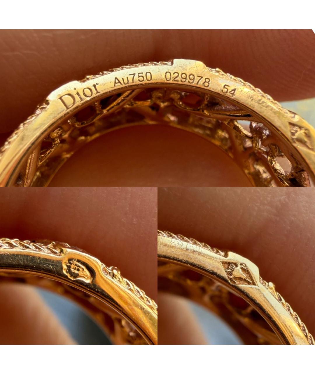 CHRISTIAN DIOR Золотое кольцо из розового золота, фото 5