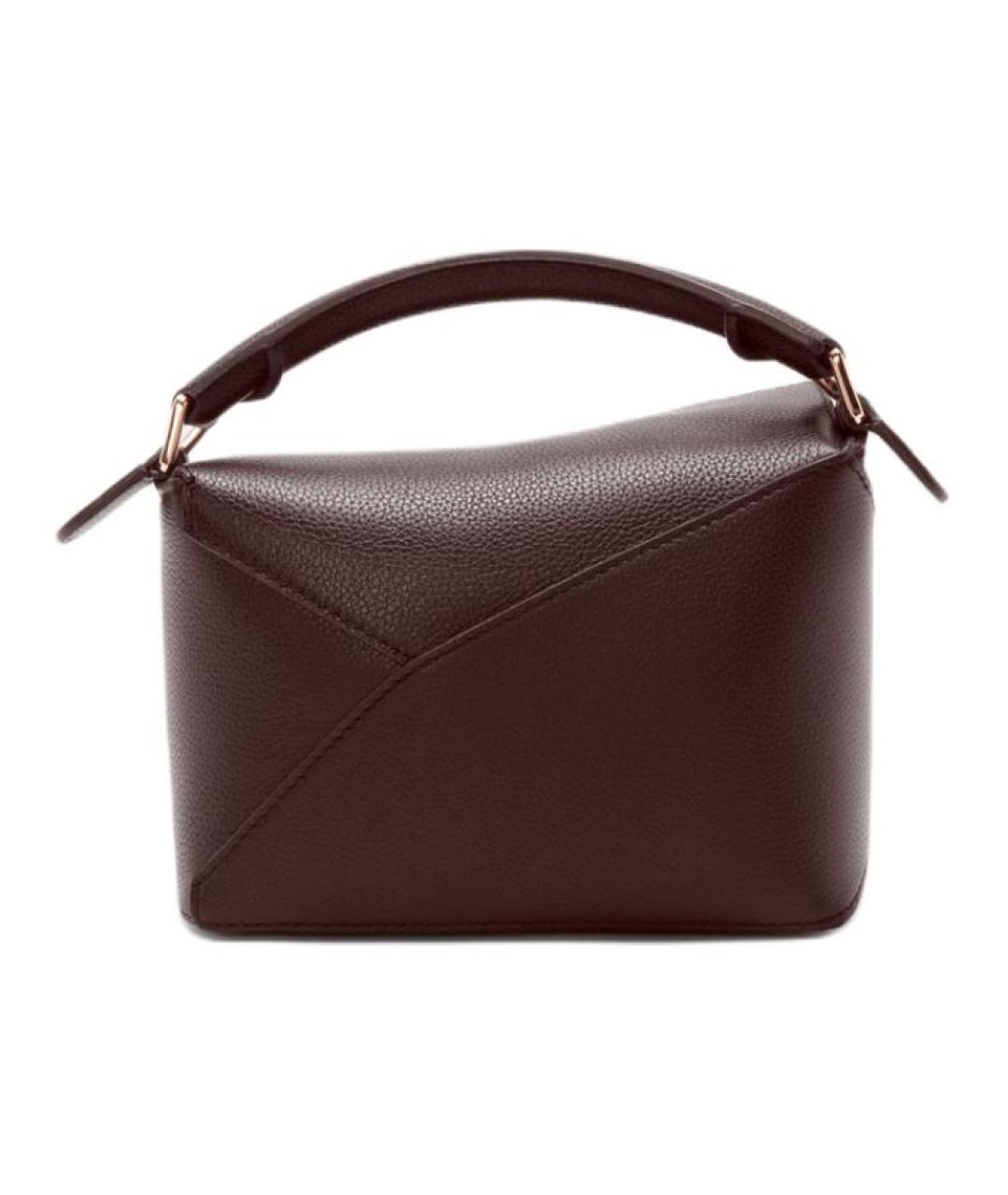 LOEWE Коричневая кожаная сумка через плечо, фото 5