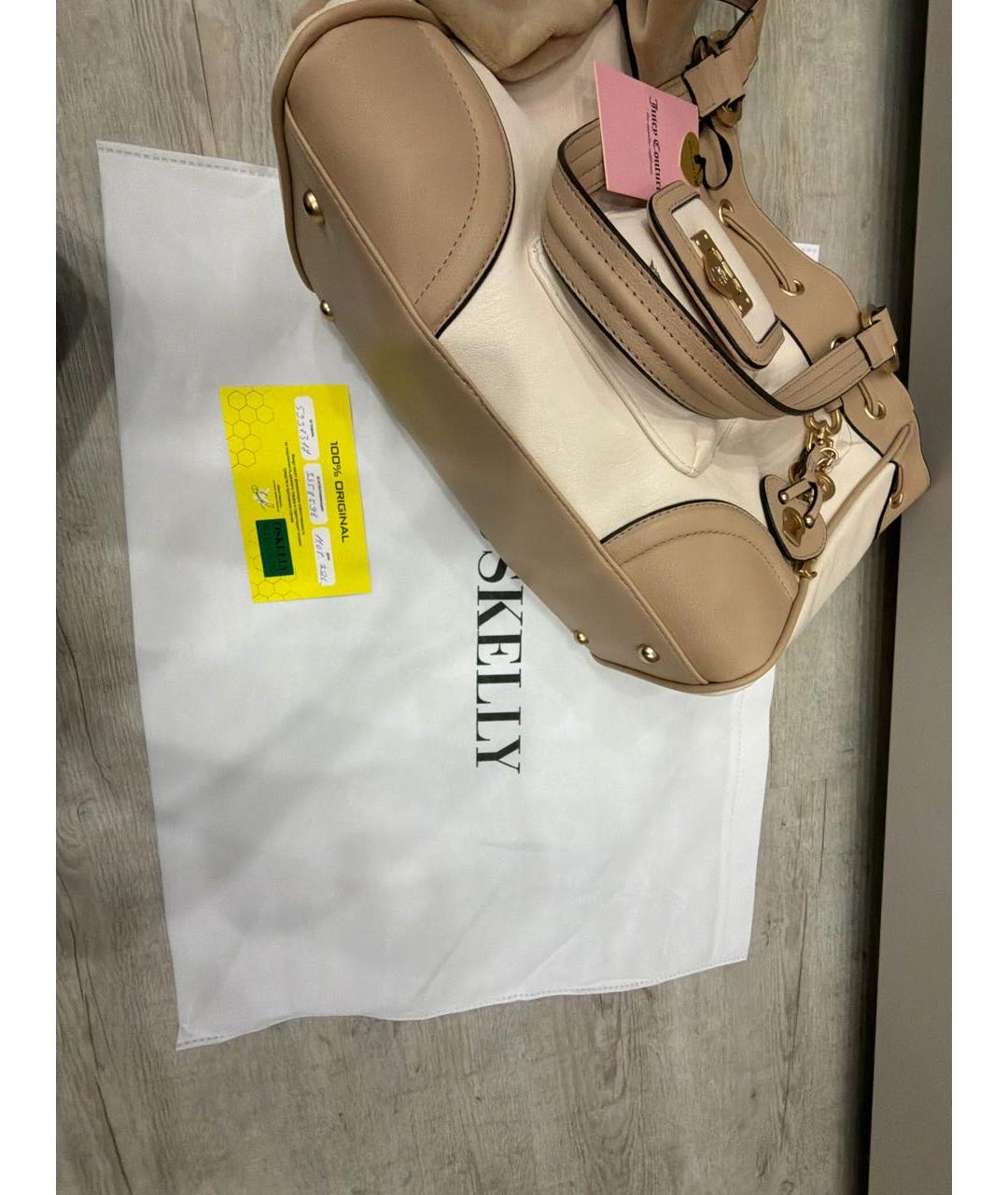 JUICY COUTURE Бежевая сумка тоут, фото 5