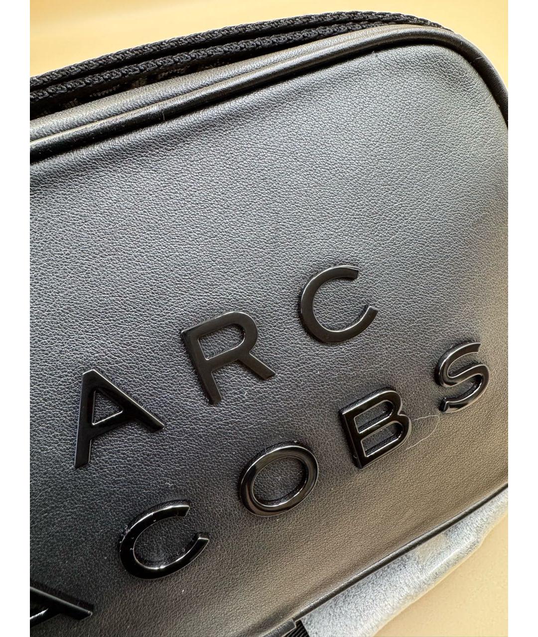 MARC JACOBS Черная кожаная сумка через плечо, фото 8