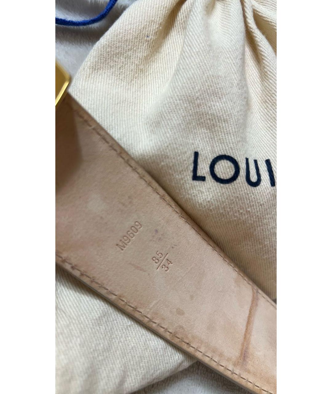 LOUIS VUITTON Кожаный ремень, фото 7