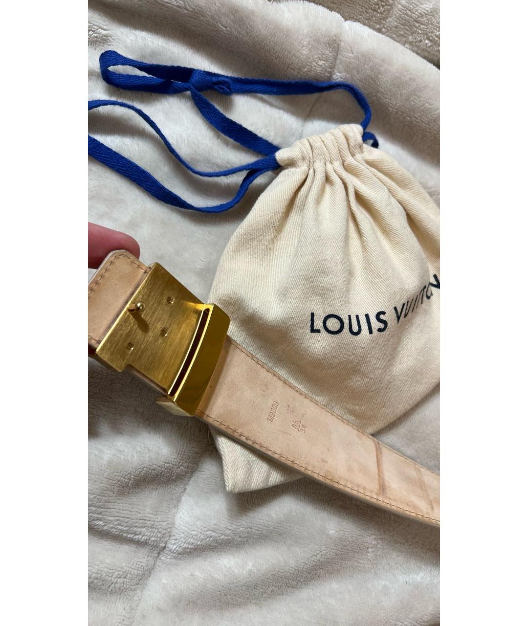 LOUIS VUITTON Кожаный ремень, фото 5