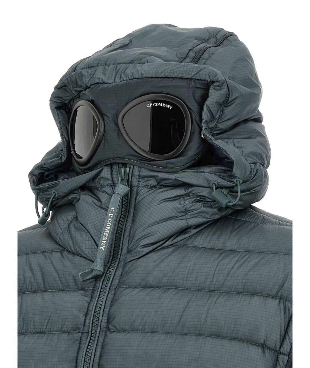 CP COMPANY Синий полиамидовый пуховик, фото 5