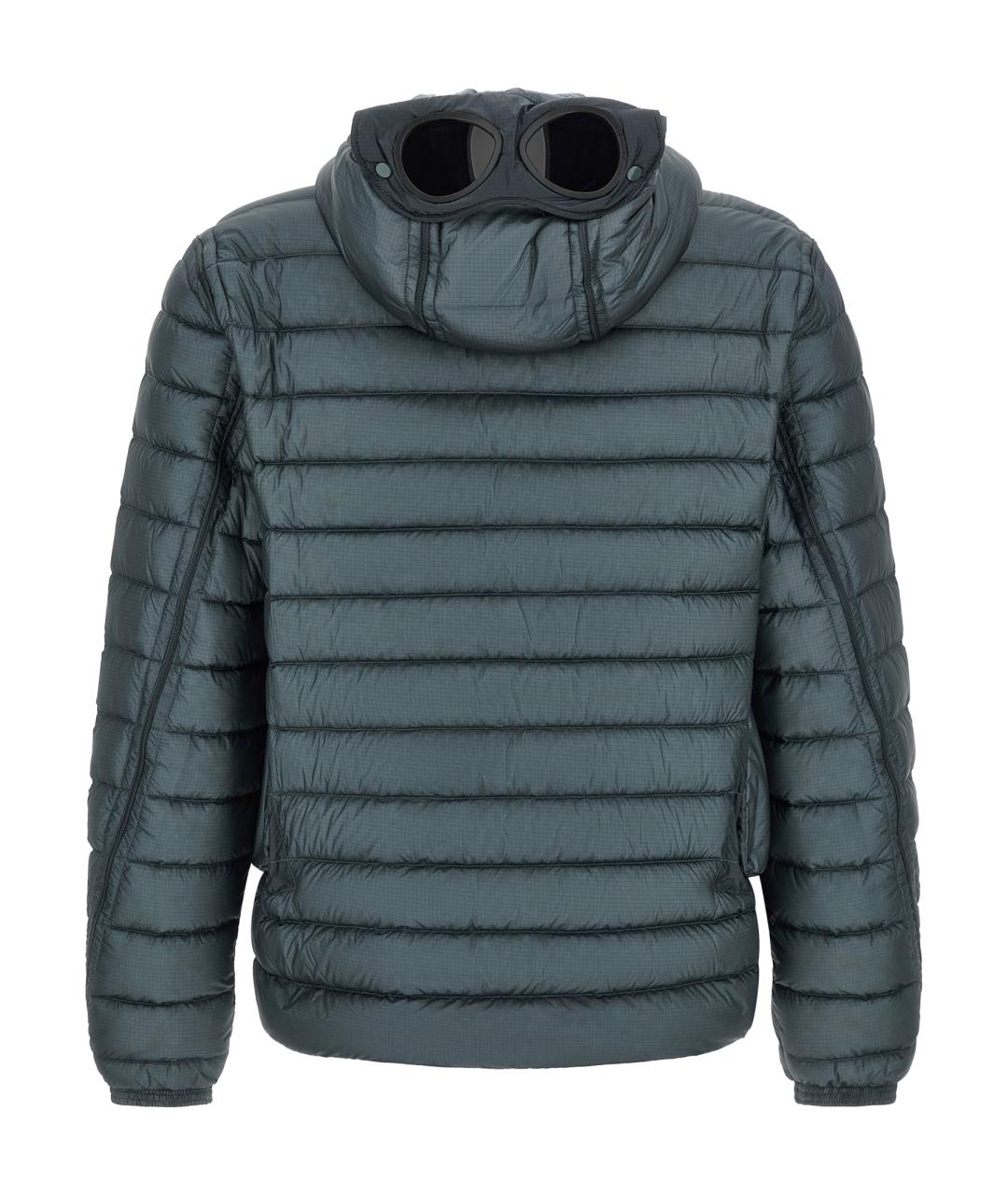 CP COMPANY Синий полиамидовый пуховик, фото 2