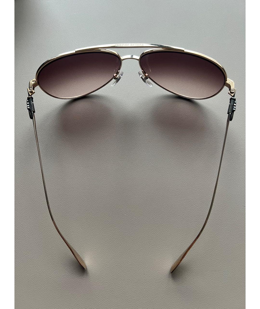 CHROME HEARTS Золотые металлические солнцезащитные очки, фото 5