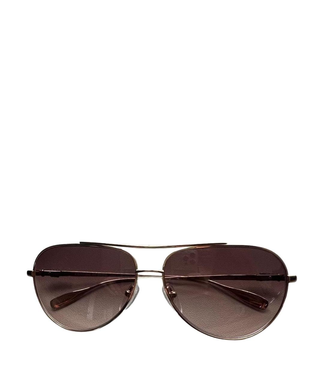 CHROME HEARTS Золотые металлические солнцезащитные очки, фото 1