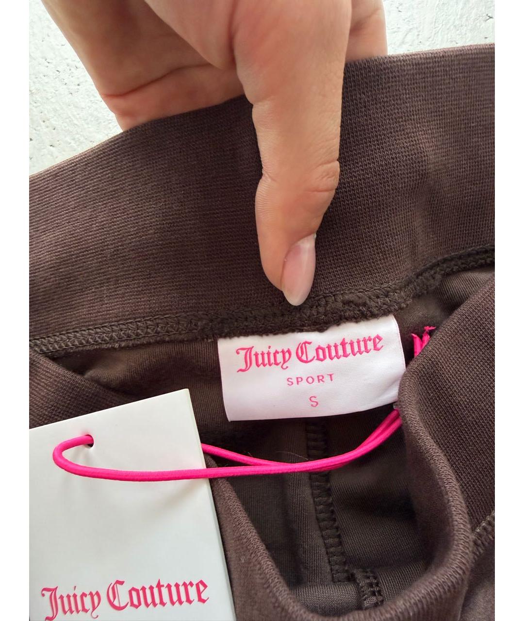 JUICY COUTURE Коричневый велюровый спортивные костюмы, фото 6