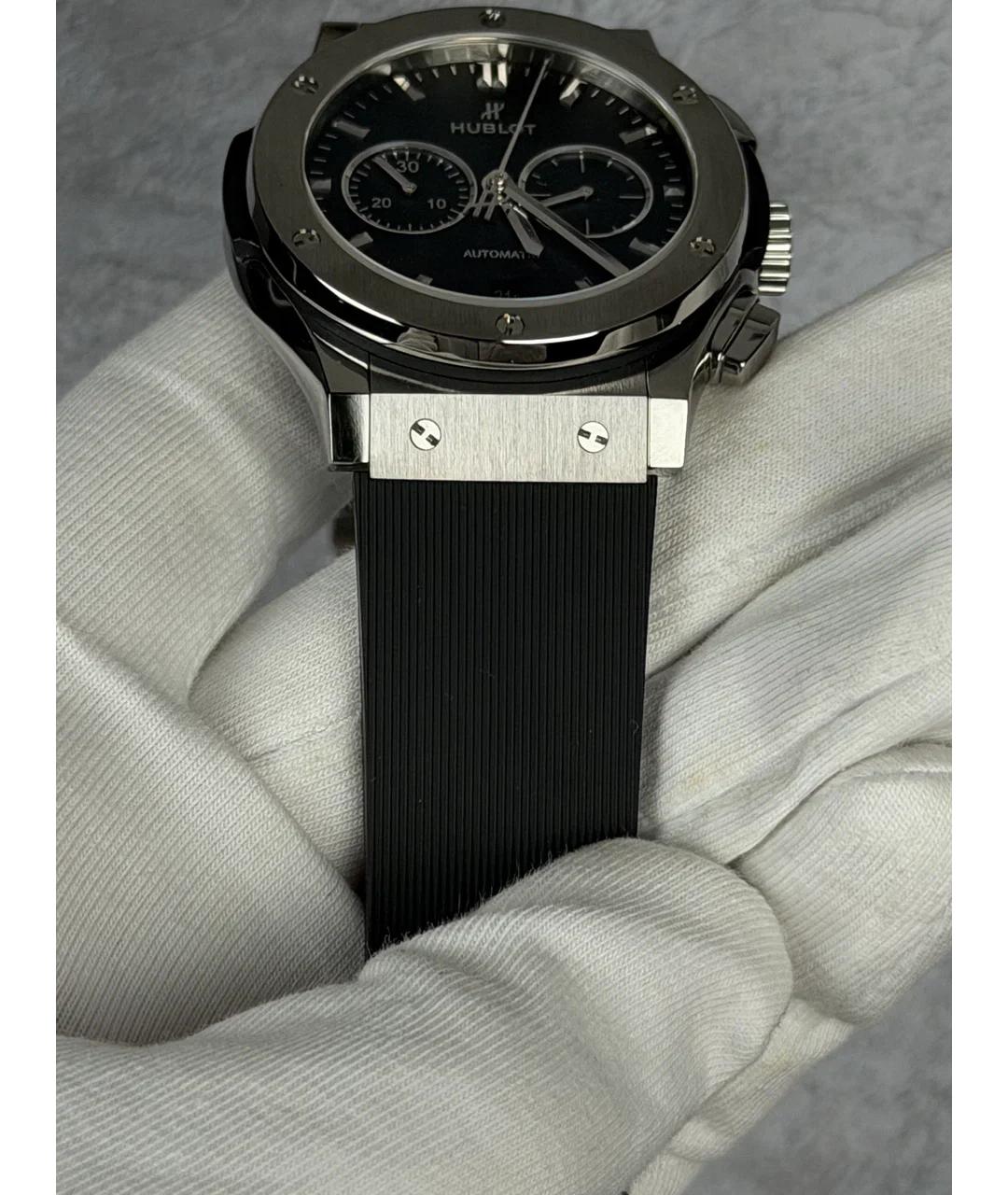 HUBLOT Черные металлические часы, фото 5