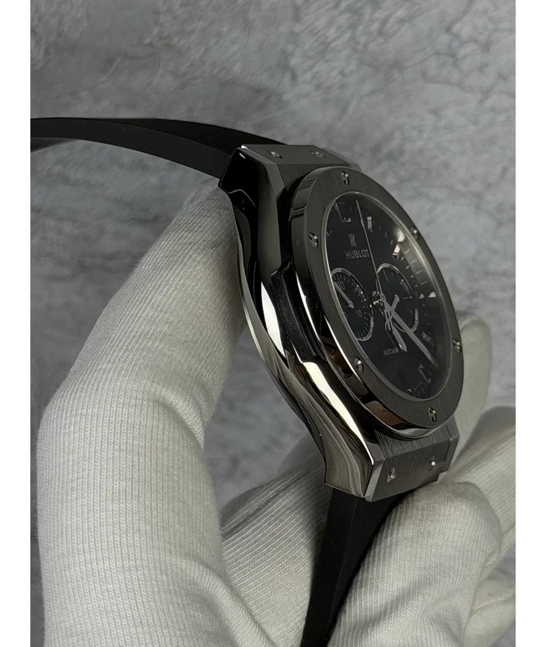HUBLOT Черные металлические часы, фото 4