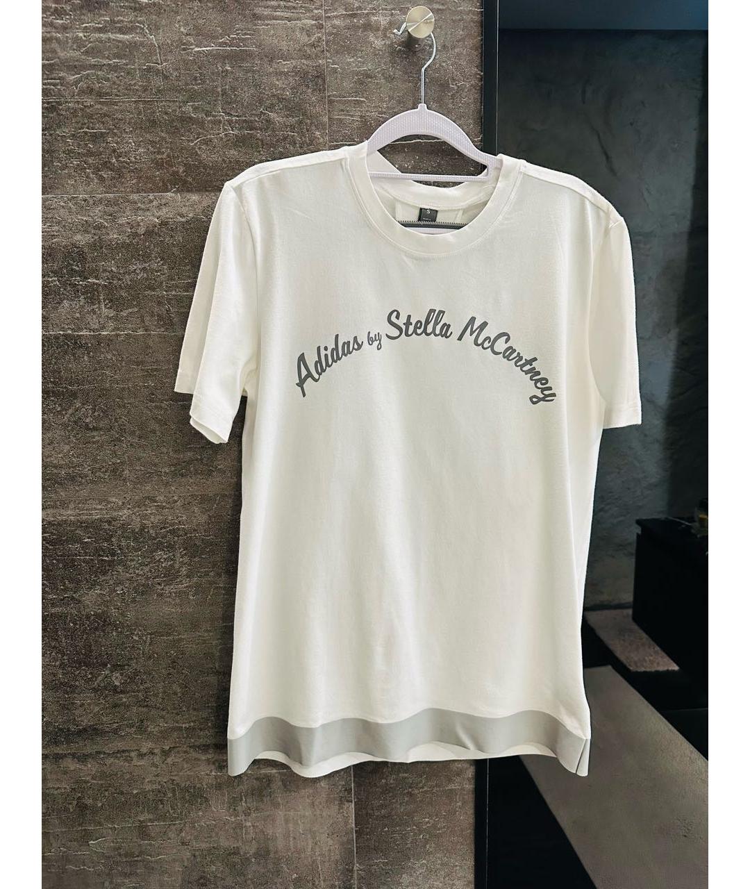 ADIDAS BY STELLA MCCARTNEY Белая хлопковая футболка, фото 5