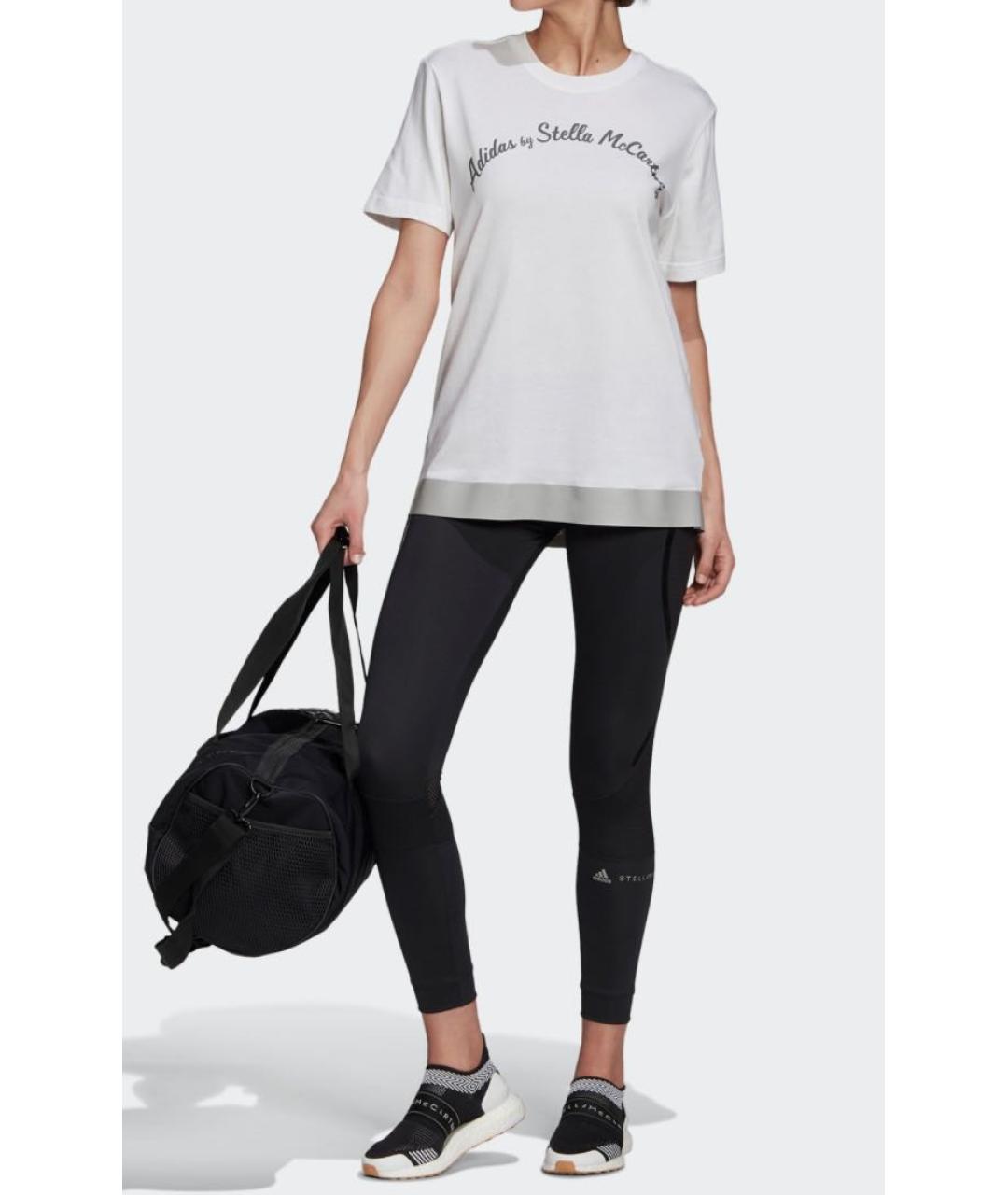ADIDAS BY STELLA MCCARTNEY Белая хлопковая футболка, фото 6