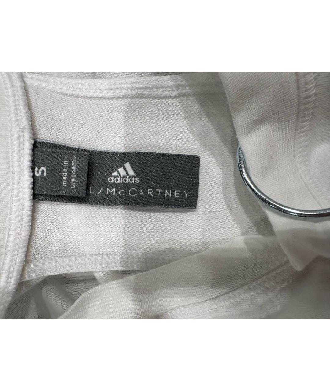 ADIDAS BY STELLA MCCARTNEY Белая хлопковая футболка, фото 4