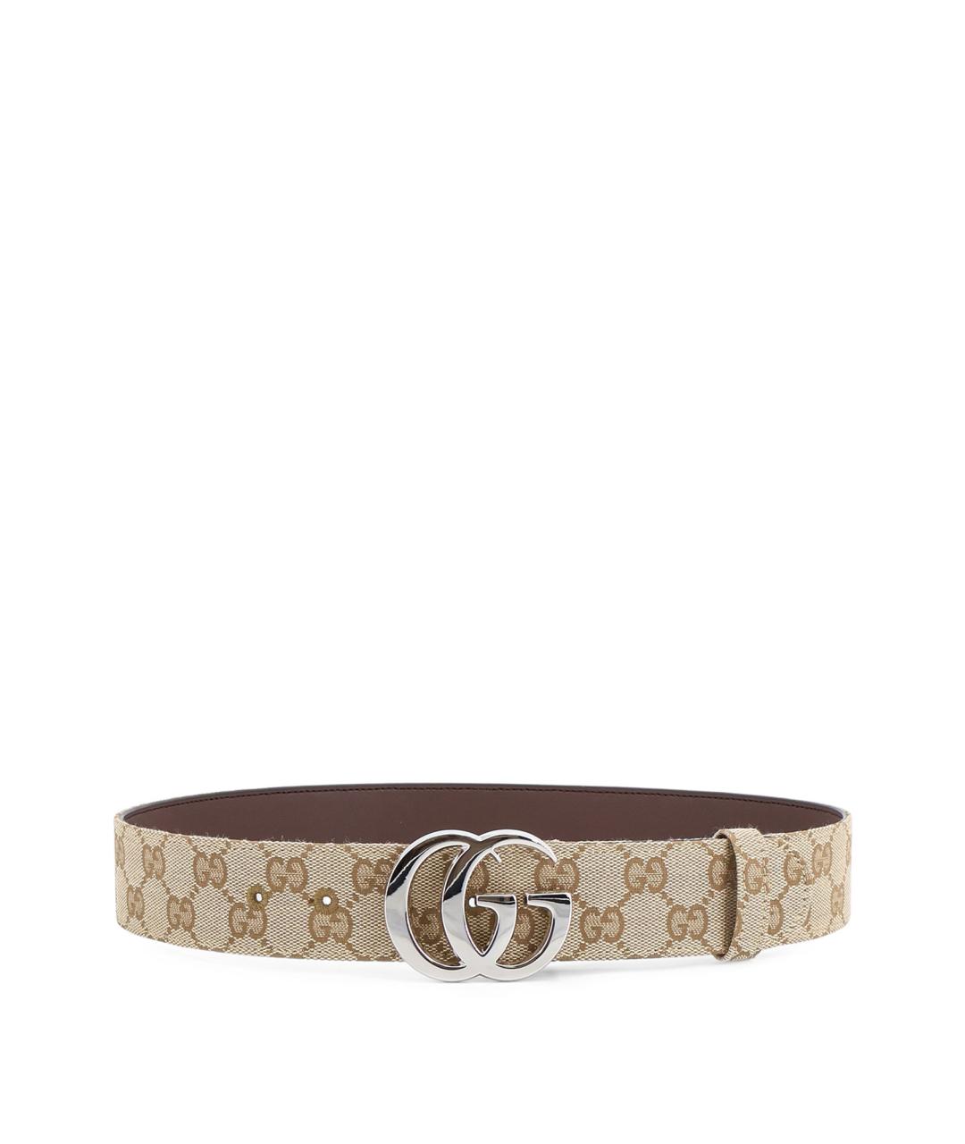 GUCCI Бежевый ремень, фото 1
