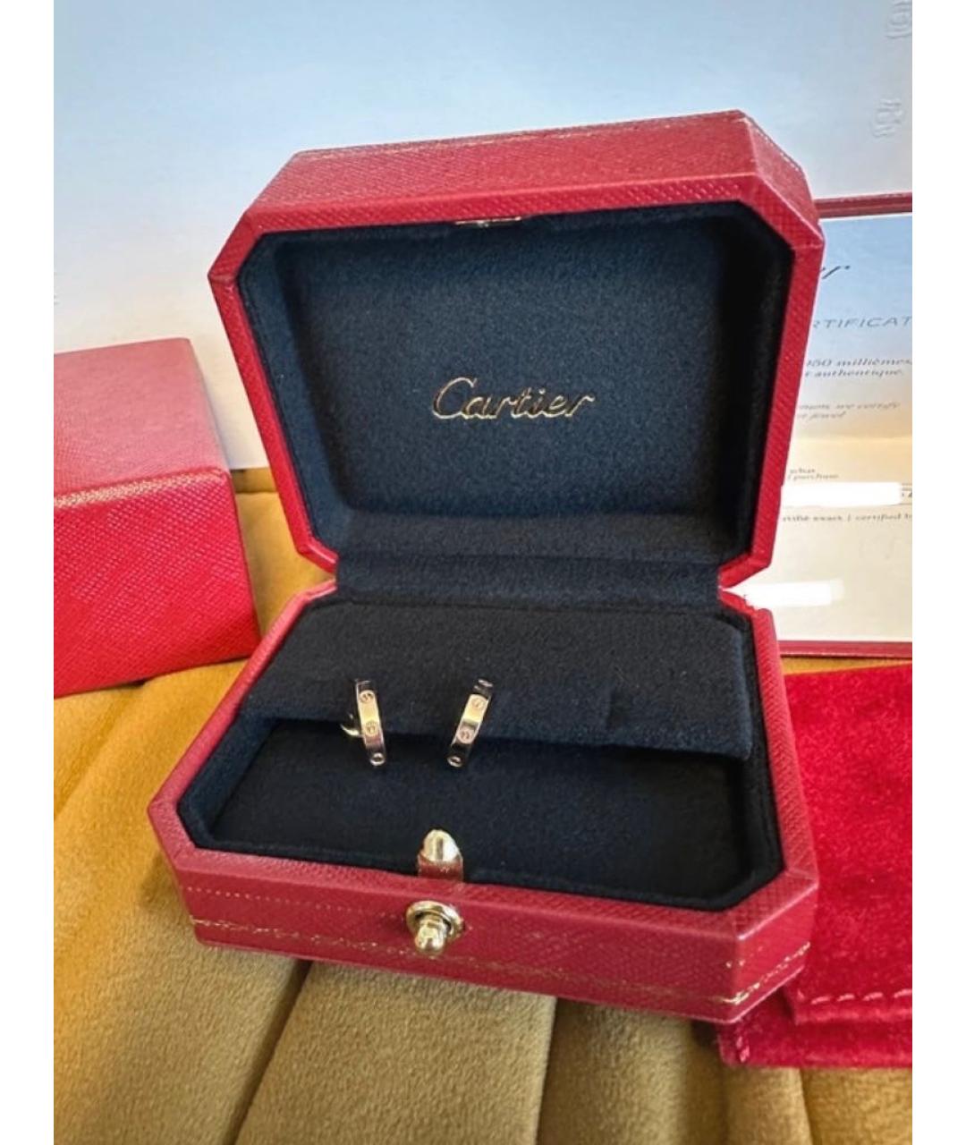 CARTIER Золотые серьги из желтого золота, фото 3