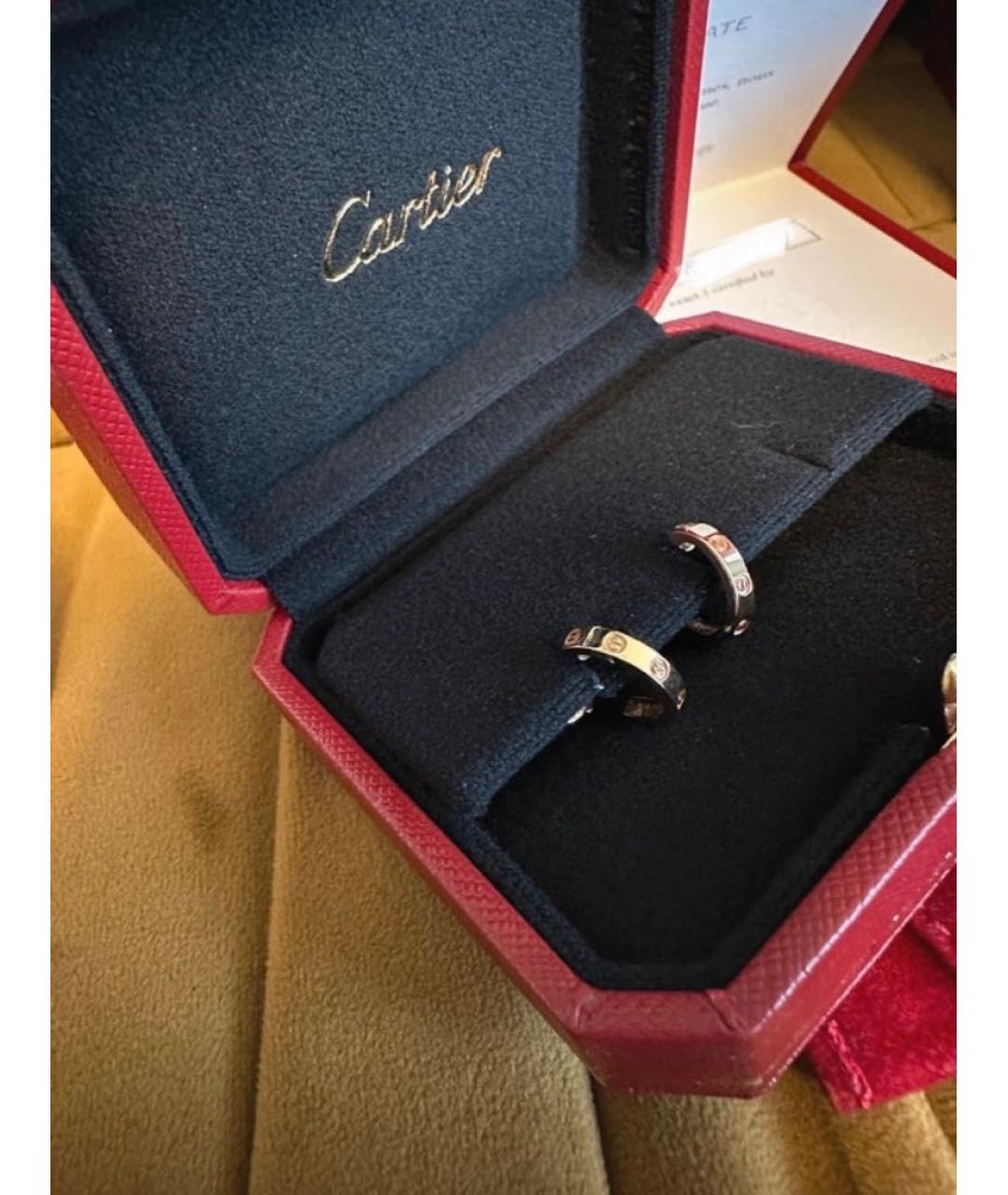 CARTIER Золотые серьги из желтого золота, фото 2