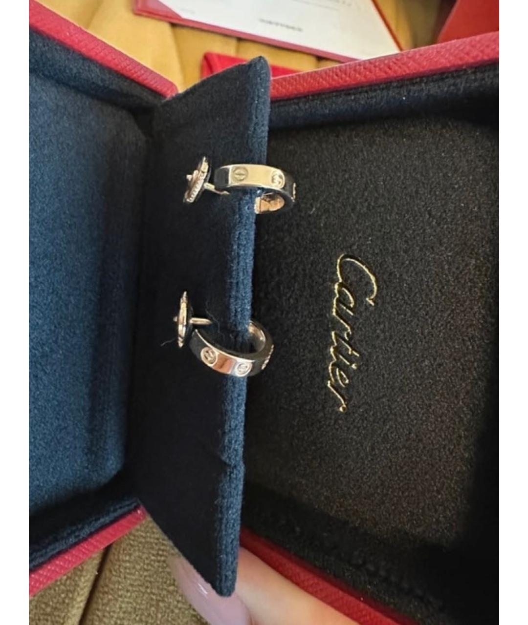 CARTIER Золотые серьги из желтого золота, фото 4