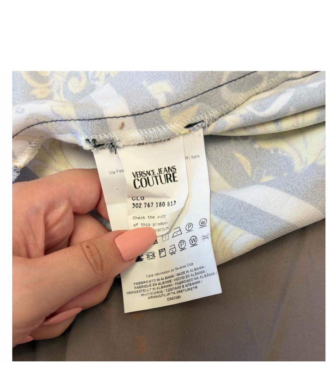 VERSACE JEANS COUTURE Черная футболка, фото 3