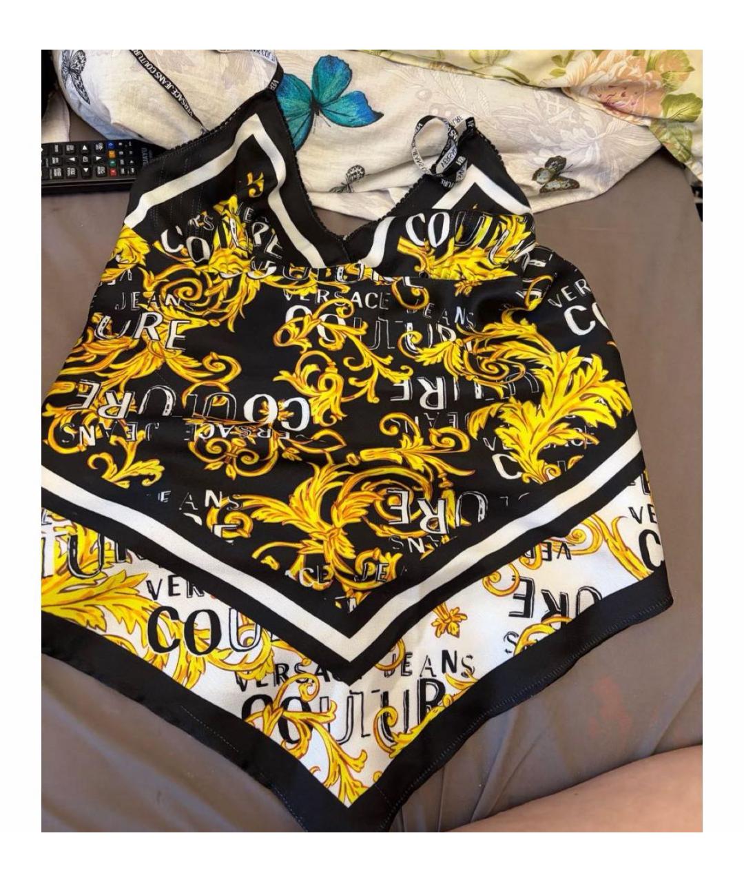 VERSACE JEANS COUTURE Черная футболка, фото 5