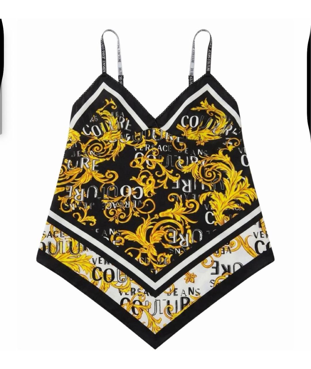 VERSACE JEANS COUTURE Черная футболка, фото 7