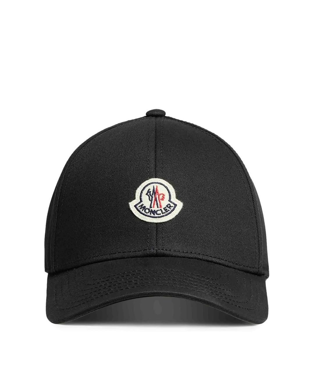 MONCLER Черная хлопковая кепка/бейсболка, фото 1
