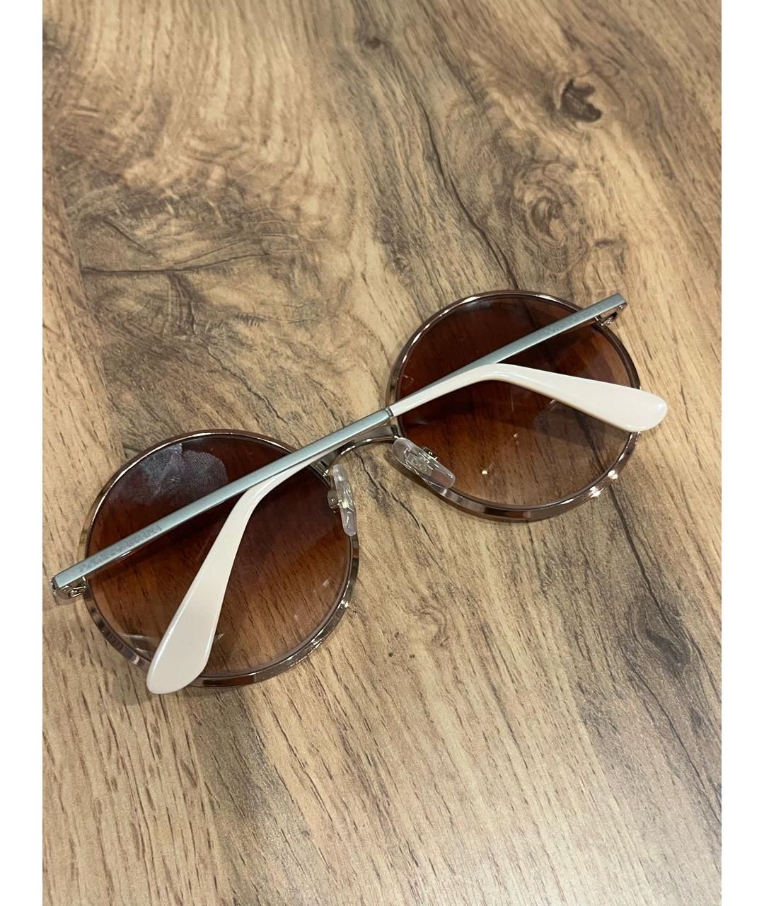 DOLCE&GABBANA Розовые металлические солнцезащитные очки, фото 4