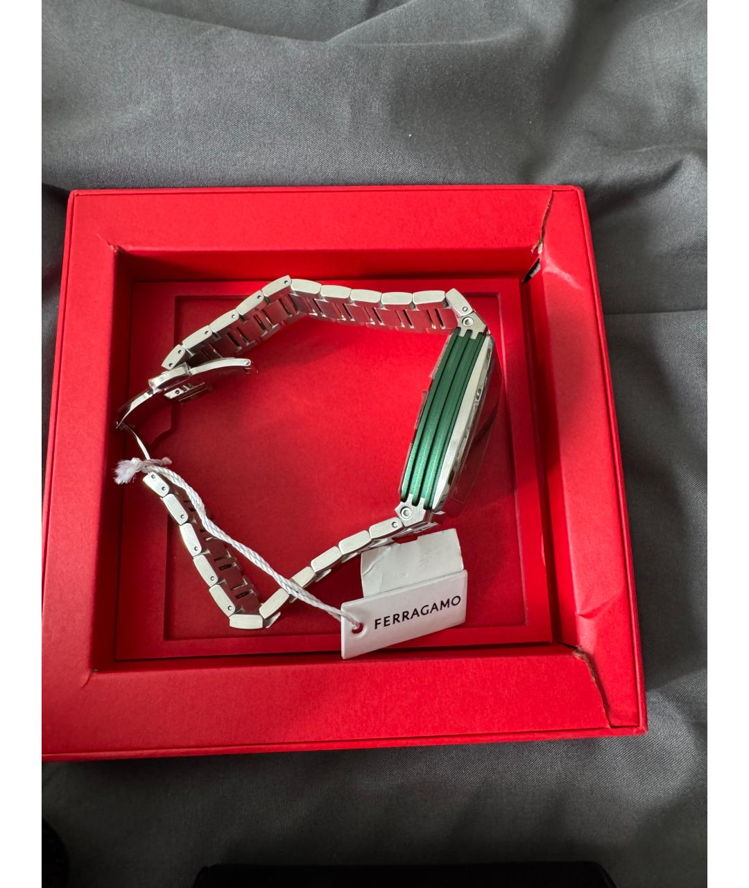 FERRAGAMO Серебряные стальные часы, фото 3