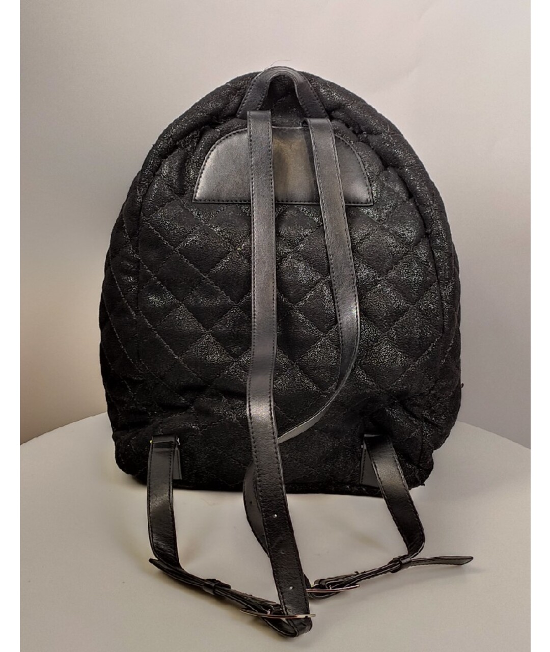 STELLA MCCARTNEY Черный кожаный рюкзак, фото 3