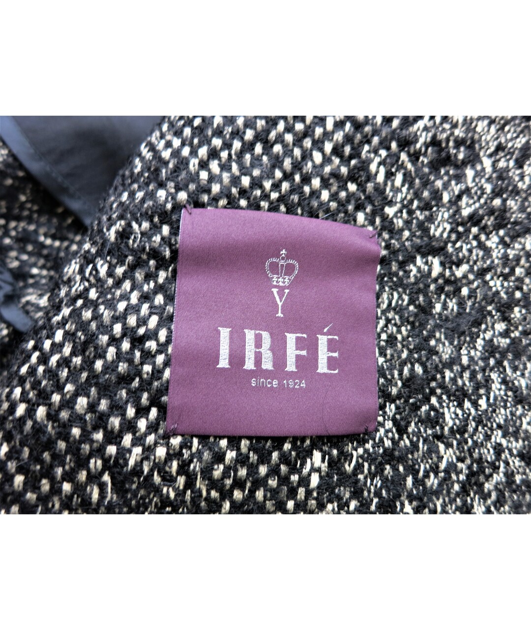 IRFE Черный шерстяной жакет/пиджак, фото 6