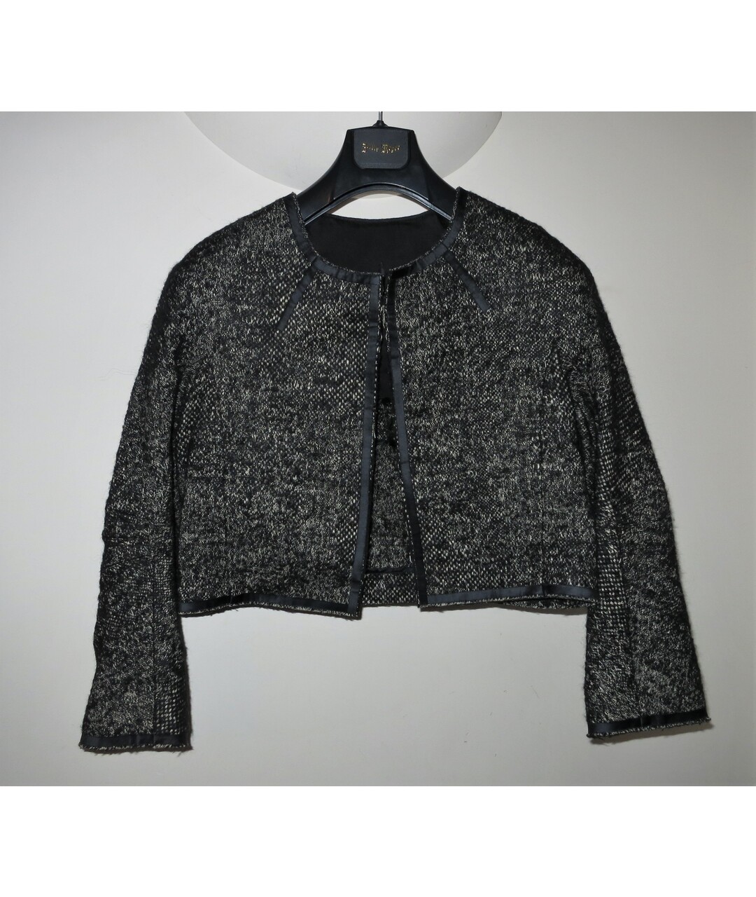 IRFE Черный шерстяной жакет/пиджак, фото 8