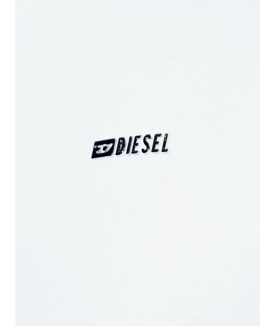 DIESEL Белая хлопковая футболка, фото 5