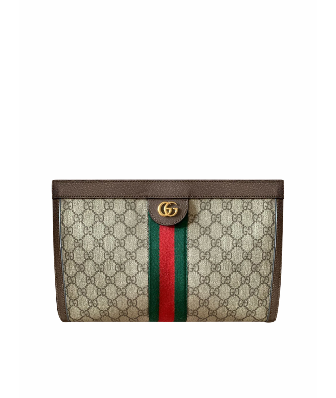 GUCCI Бежевая кожаная сумка через плечо, фото 1