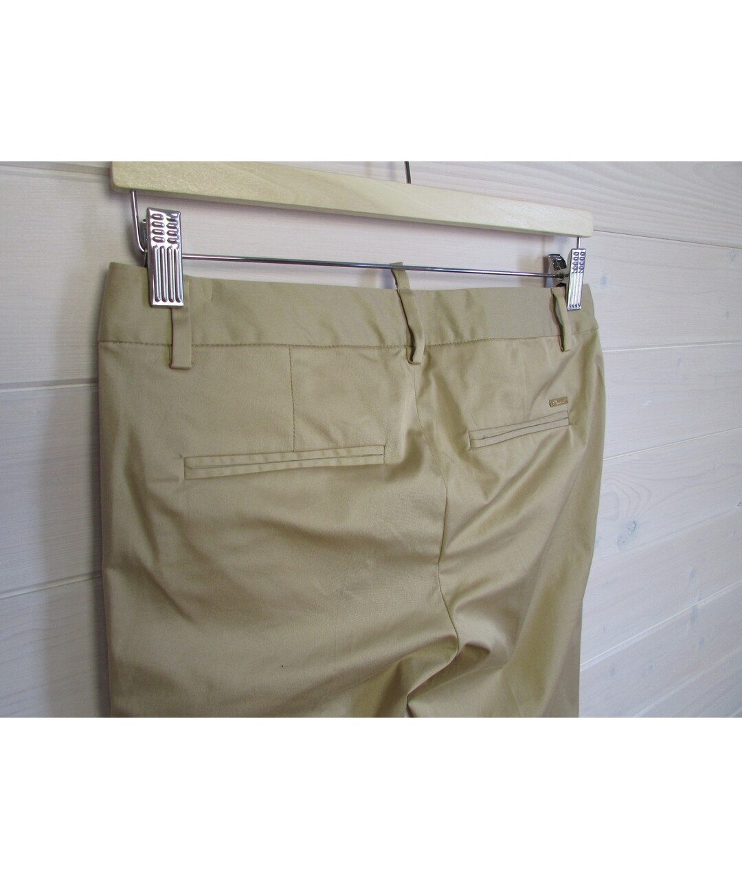 DSQUARED2 Бежевые хлопковые брюки узкие, фото 3