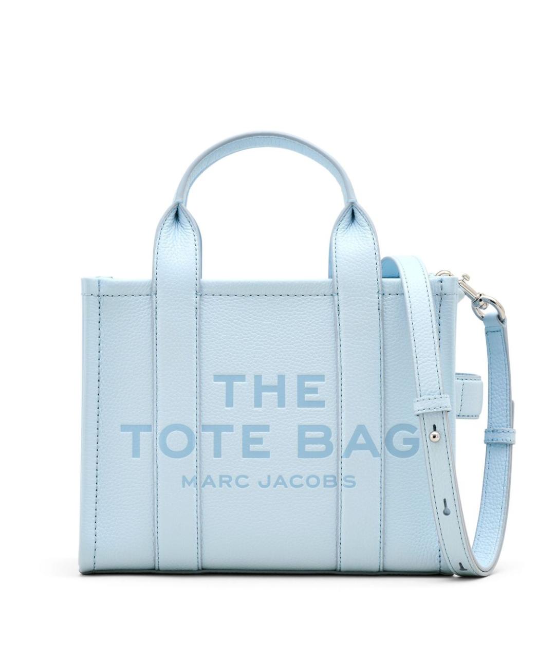 MARC JACOBS Синяя кожаная сумка тоут, фото 1