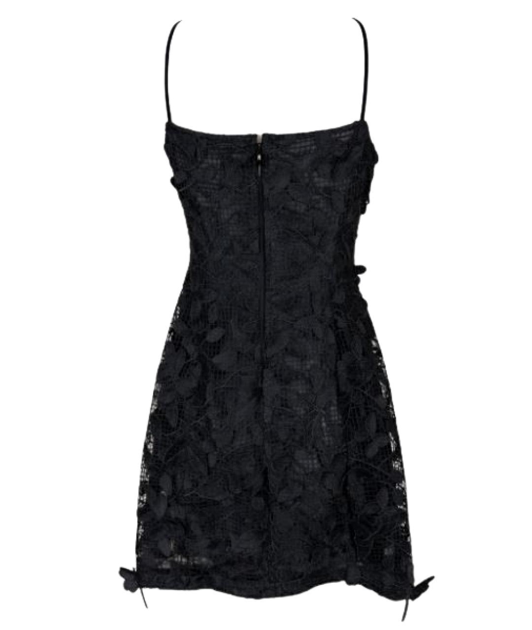 BLUMARINE Черное шелковое повседневное платье, фото 2