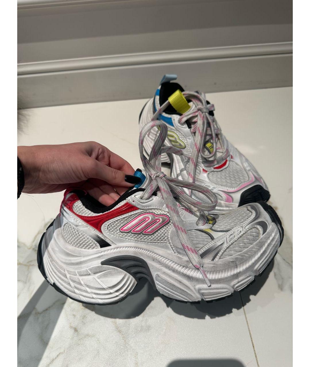 BALENCIAGA Мульти текстильные кроссовки, фото 4