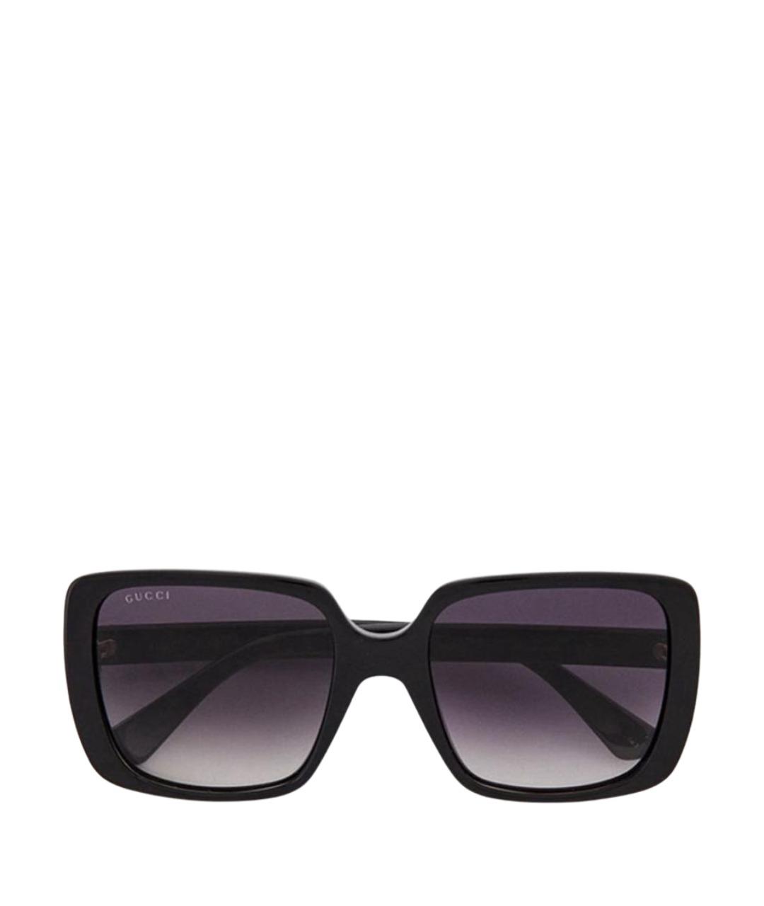 GUCCI Черные пластиковые солнцезащитные очки, фото 1