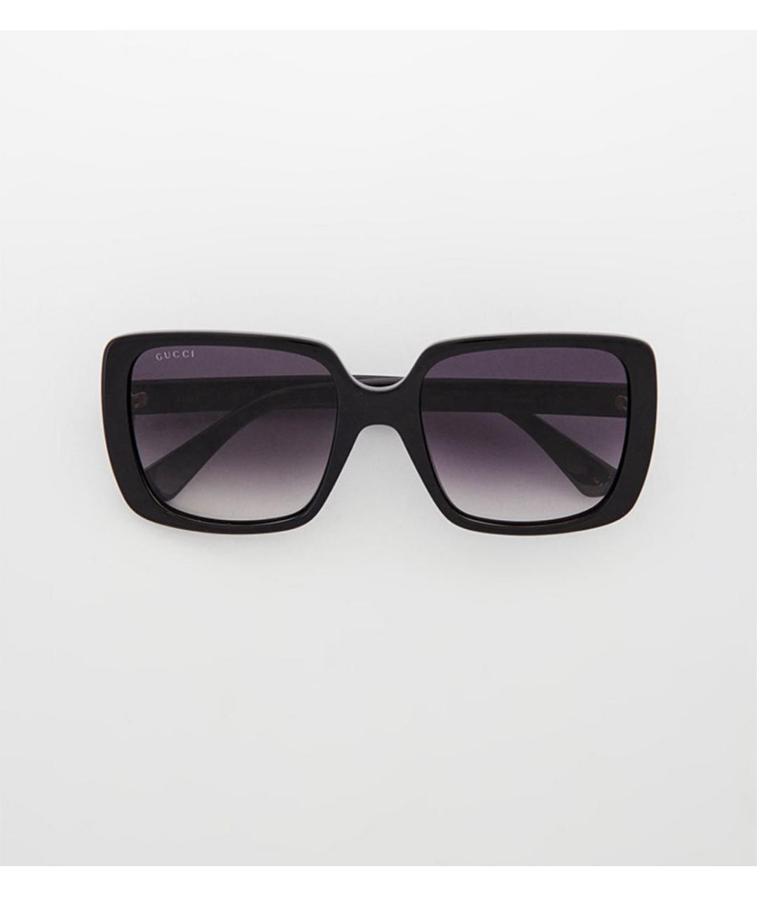GUCCI Черные пластиковые солнцезащитные очки, фото 5