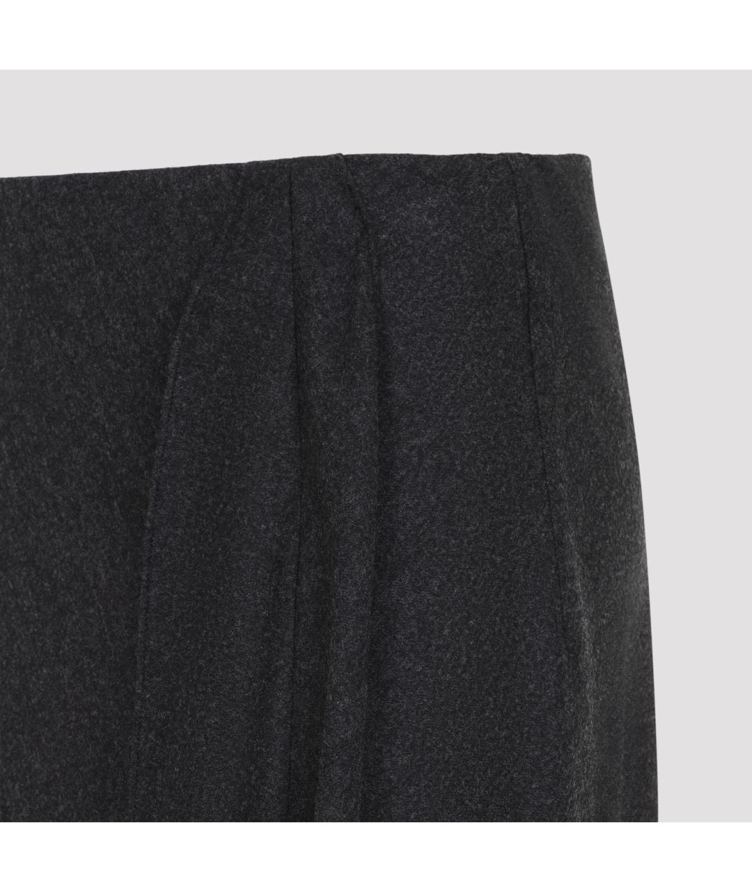 GIORGIO ARMANI Мульти шерстяная юбка миди, фото 4