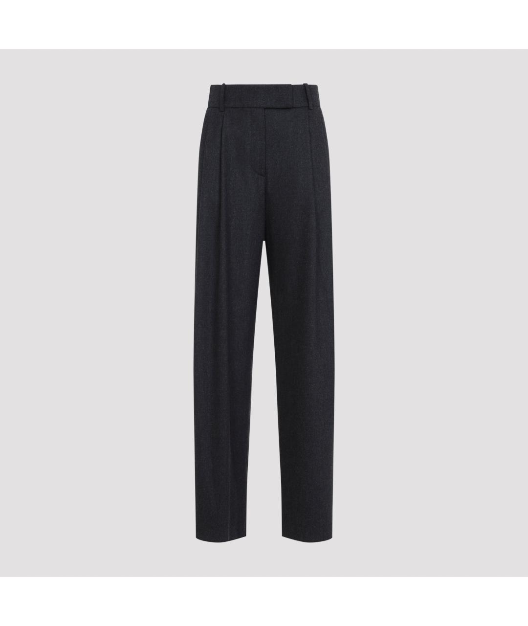 GIORGIO ARMANI Мульти шерстяные прямые брюки, фото 2