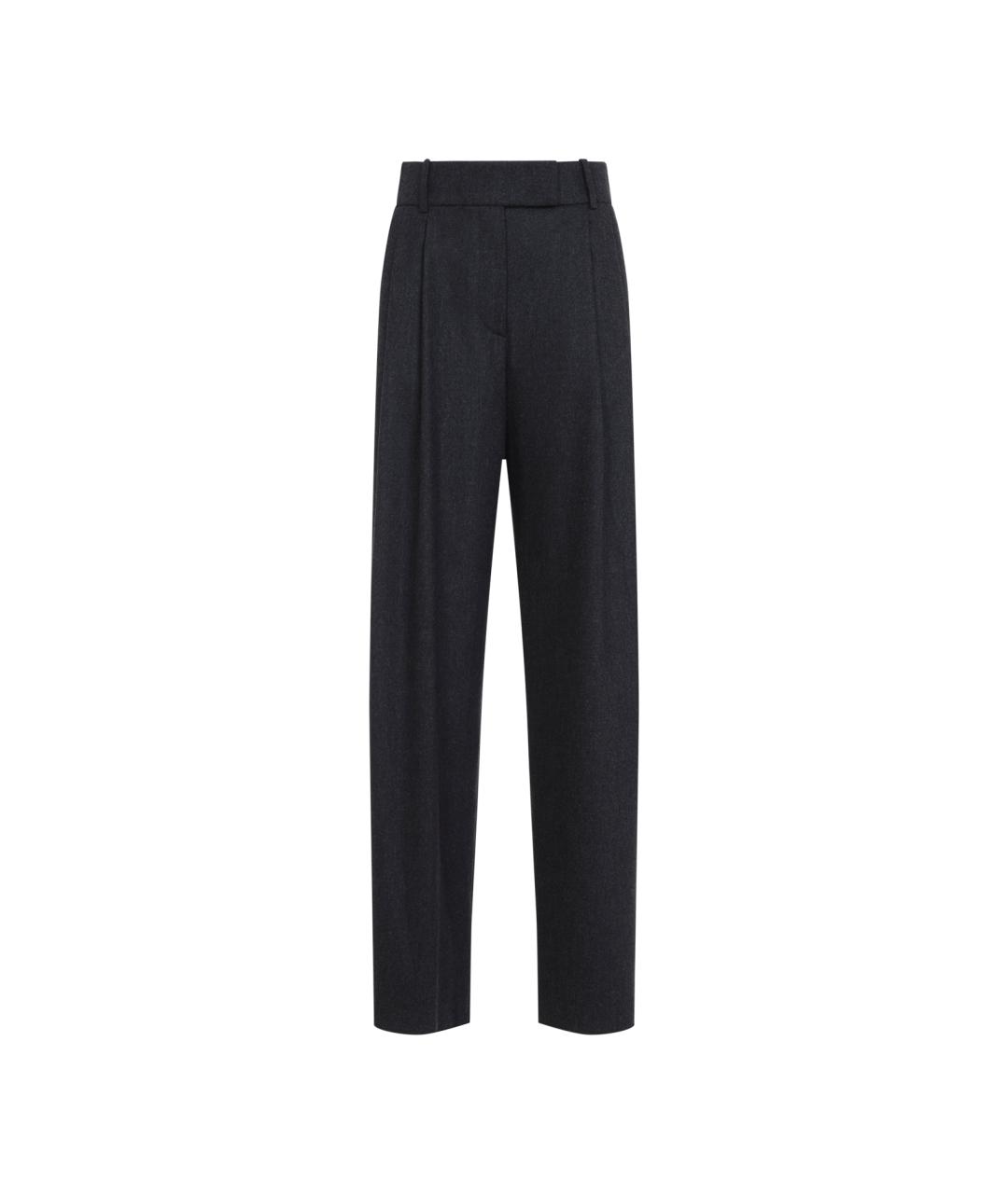 GIORGIO ARMANI Мульти шерстяные прямые брюки, фото 1