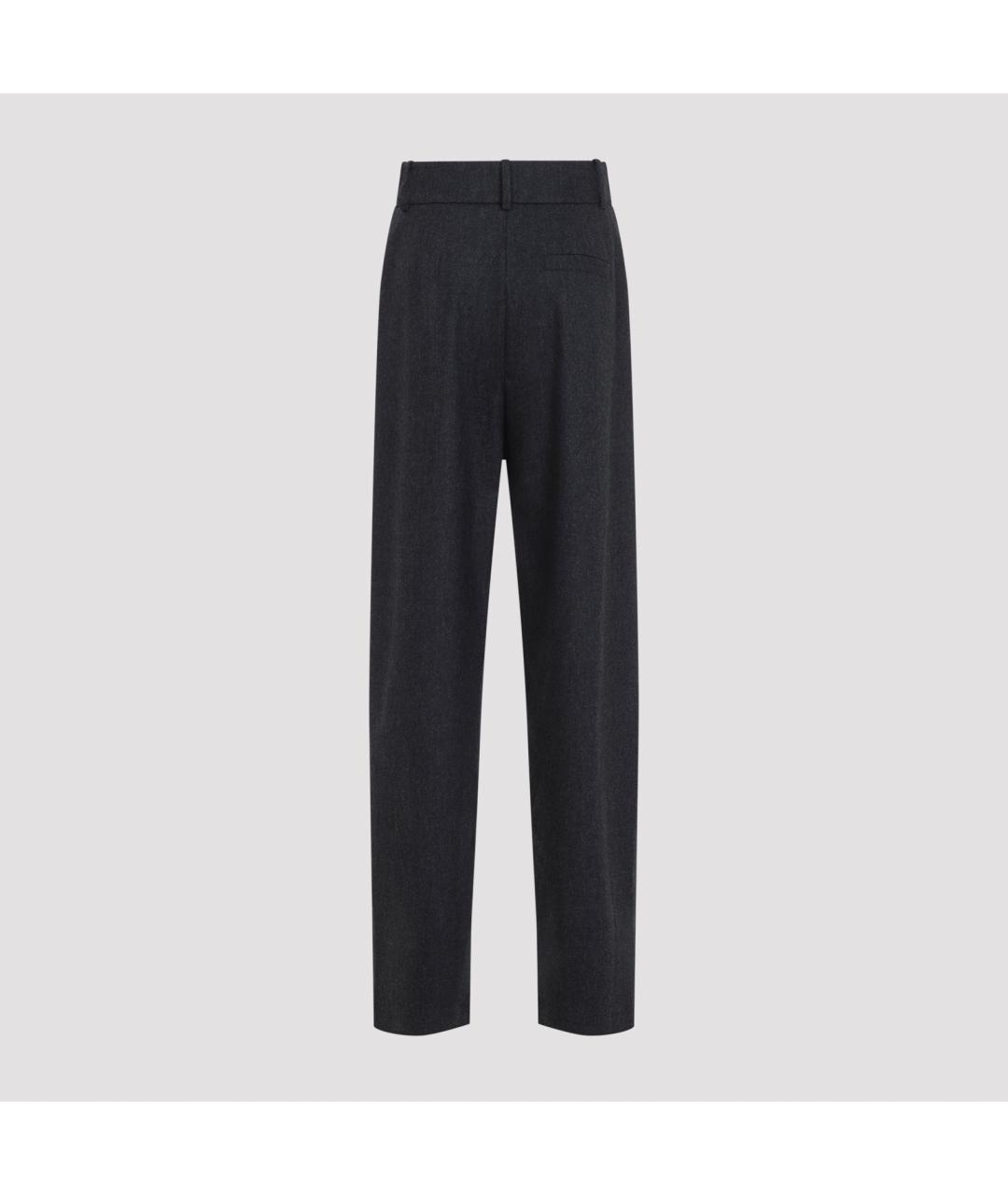 GIORGIO ARMANI Мульти шерстяные прямые брюки, фото 3