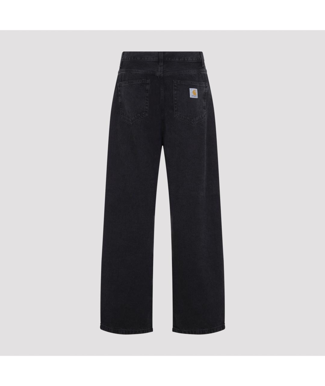 CARHARTT WIP Черные хлопковые прямые джинсы, фото 3